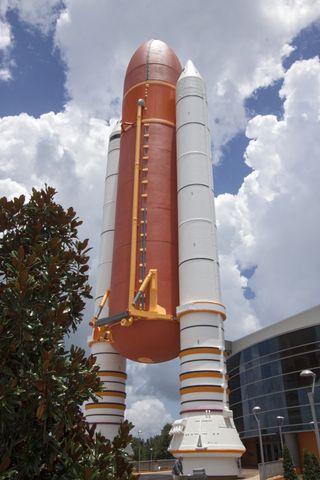 Space Shuttle Twin Solid Rocket Boosters