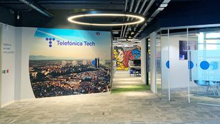 A photo of the inside of Telefonica Tech's Dublin office