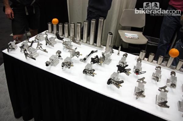 Paragon Machine Works offers an enormous selection of dropout designs for the handbuilt market. In fact, we couldn't fit them all into the frame.