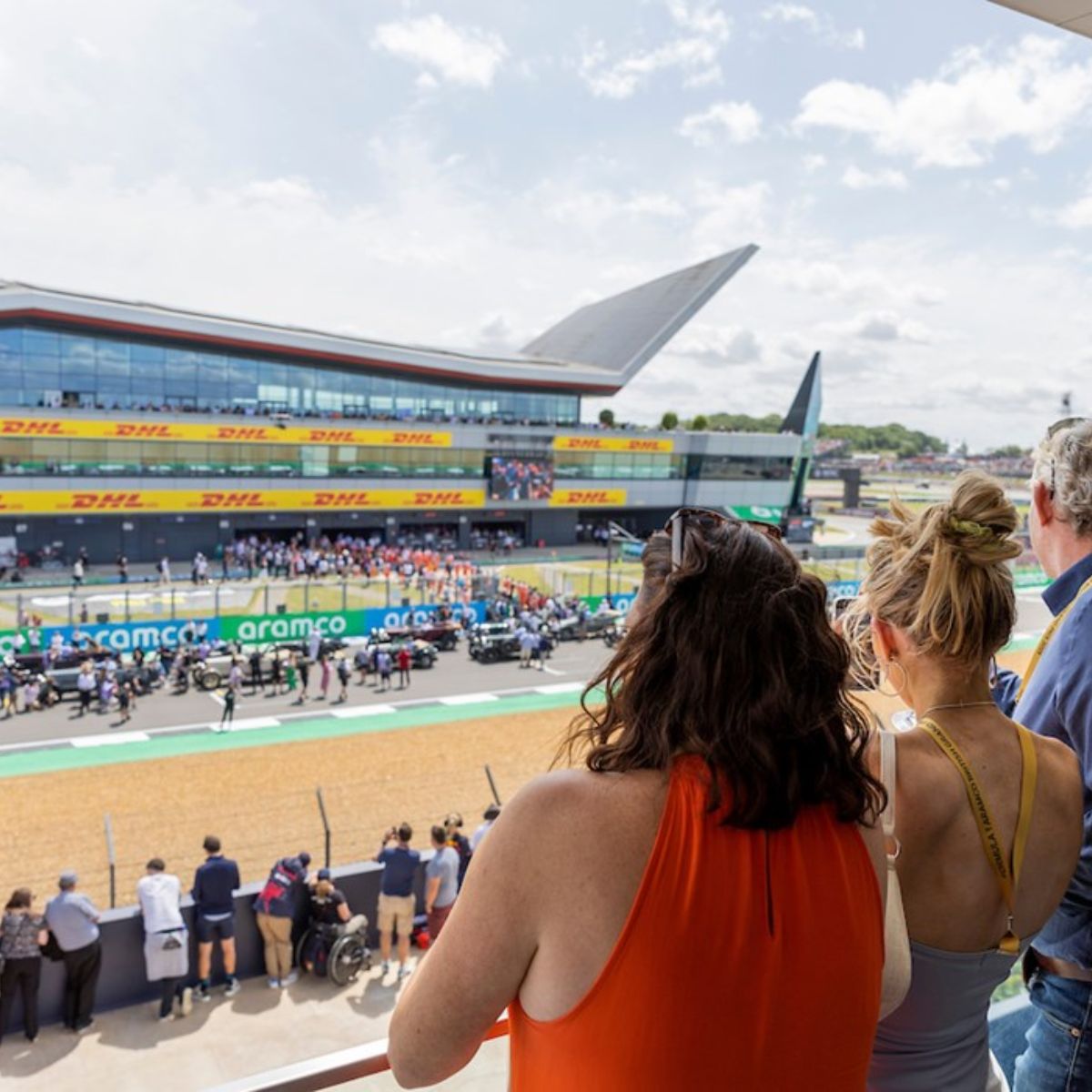 people at silverstone f1