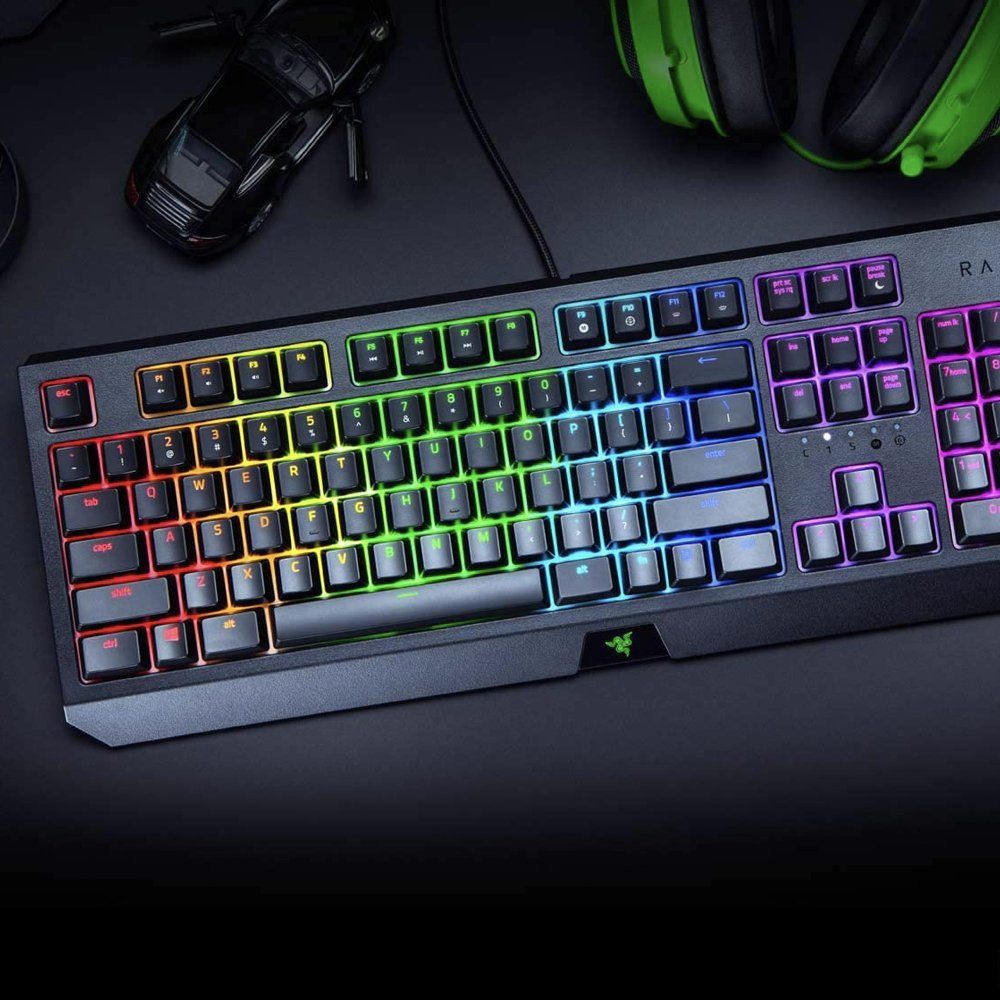 Blackwidow Razer Green Keys