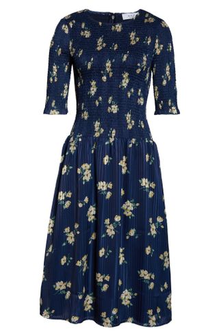 kate middleton blue floral dress