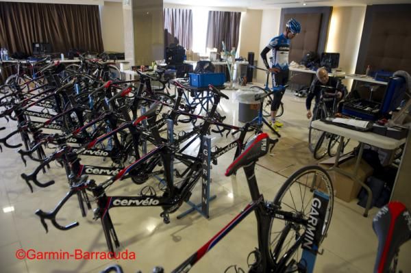 The Cervelo fleet