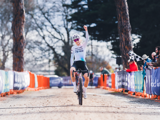 Izzy Flint (Cervelo Australia Off-road), elite women's winner of AusCycling Cyclo-cross National Championships 2024