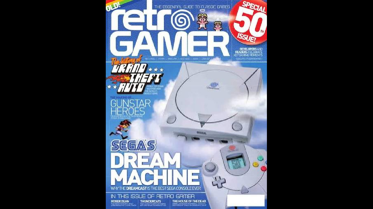 Retro Gamer 50, with a Dreamcast on the cover
