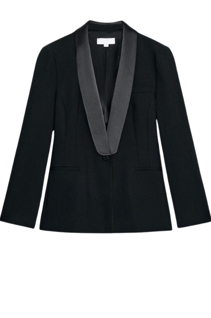Zara , Tailored Tuxedo Blazer