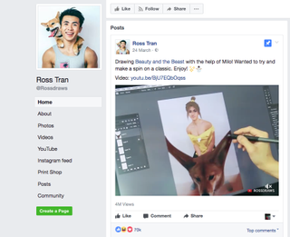 Ross Tran's facebook page