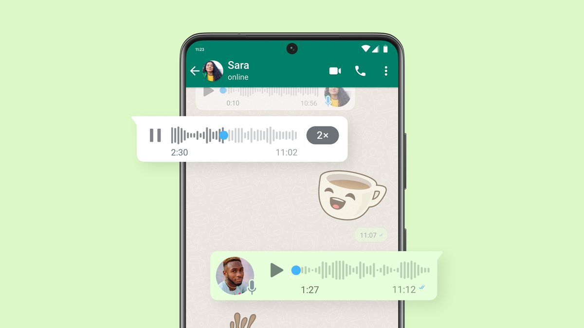 WhatsApp&#039;s new voice messaging features