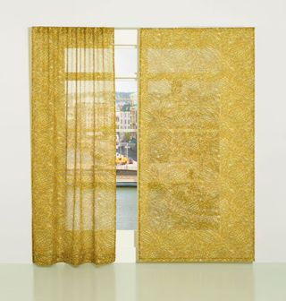 Japanese-born, Helsinki-based Aoi Yoshizawa’s ‘Tokyo’ curtain, for textile brand Svensson Markspelle