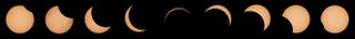 Great American Solar Eclipse: Composite Image