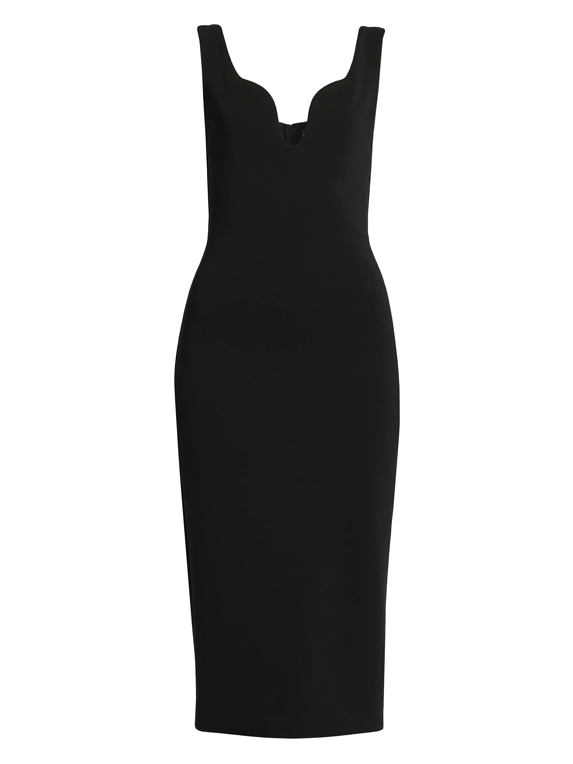Technical Stretch Jersey Midi-Dress