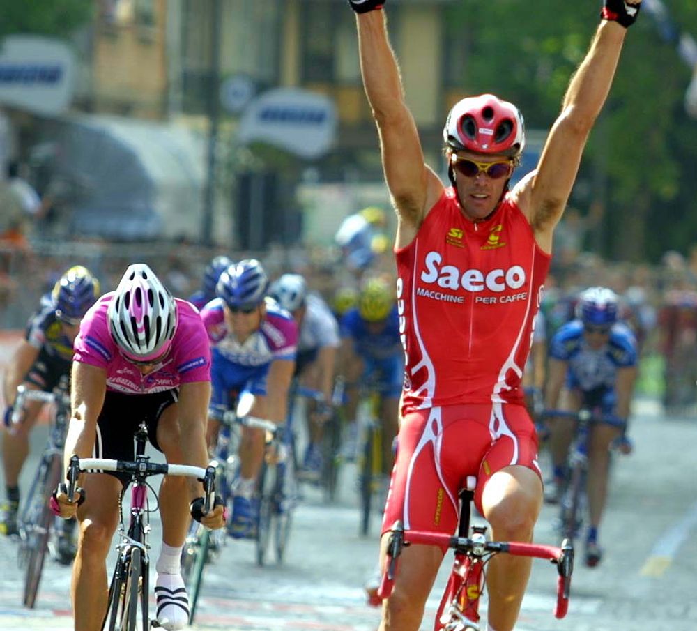 Mario Cipollini holds the record for stage wins in the Giro d'Italia
