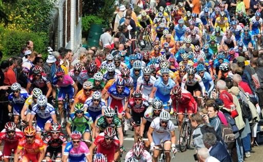 The colours of the peloton seem far more resplendent come Spring.