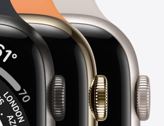 Apple Watch Series 7 Close Up Three Materials