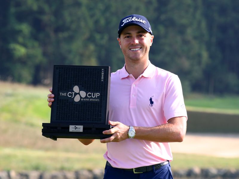 Justin Thomas Wins Second CJ Cup Title