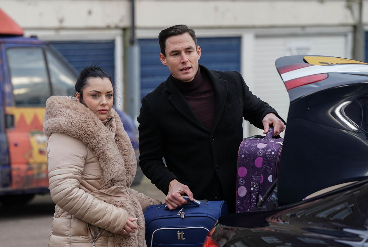 Whitney Dean and Zack Hudson arrive in Milton Keynes