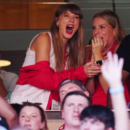 Taylor Swift at a Chiefs game