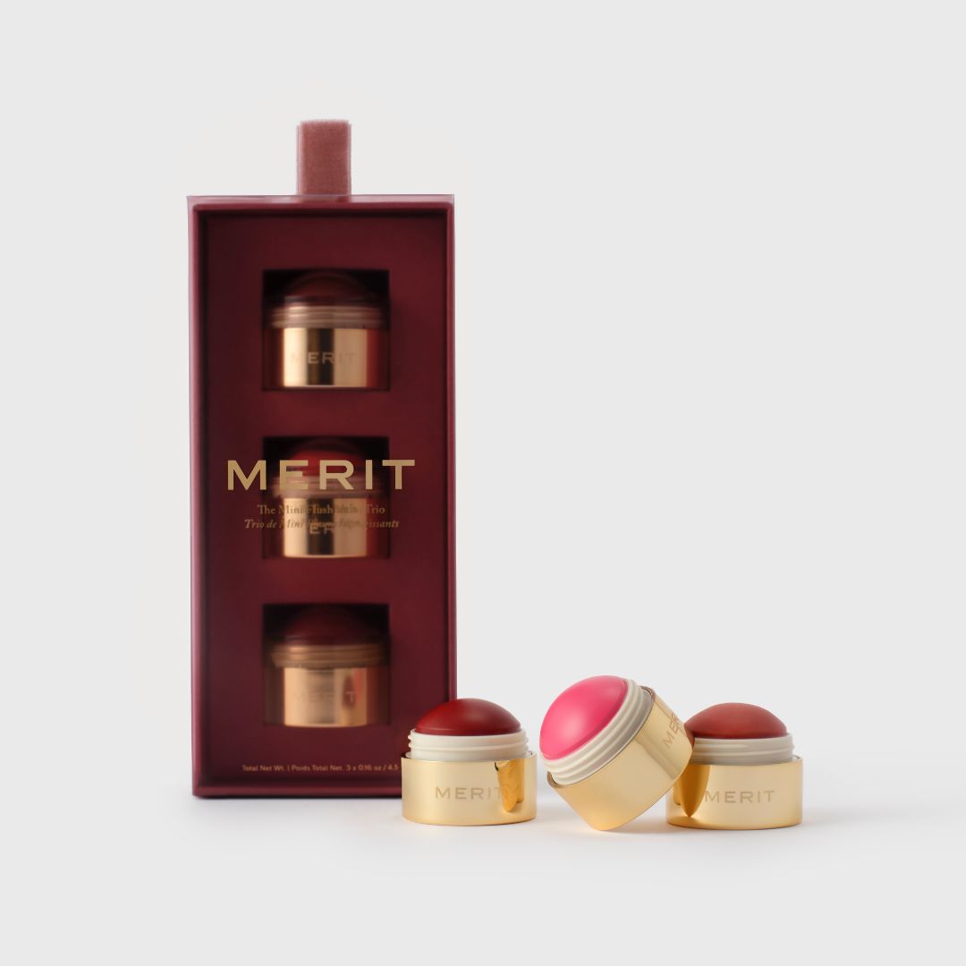 Merit Christmas beauty gift set