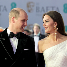 Catherine, Princess of Wales and Prince William, Prince of Wales attend the EE BAFTA Film Awards 2023 at The Royal Festival Hall on February 19, 2023 in London, England. The Prince of Wales, President of the British Academy of Film and Television Arts (BAFTA), and The Princess will attend the Awards ceremony before meeting category winners and EE Rising Star Award nominees. 