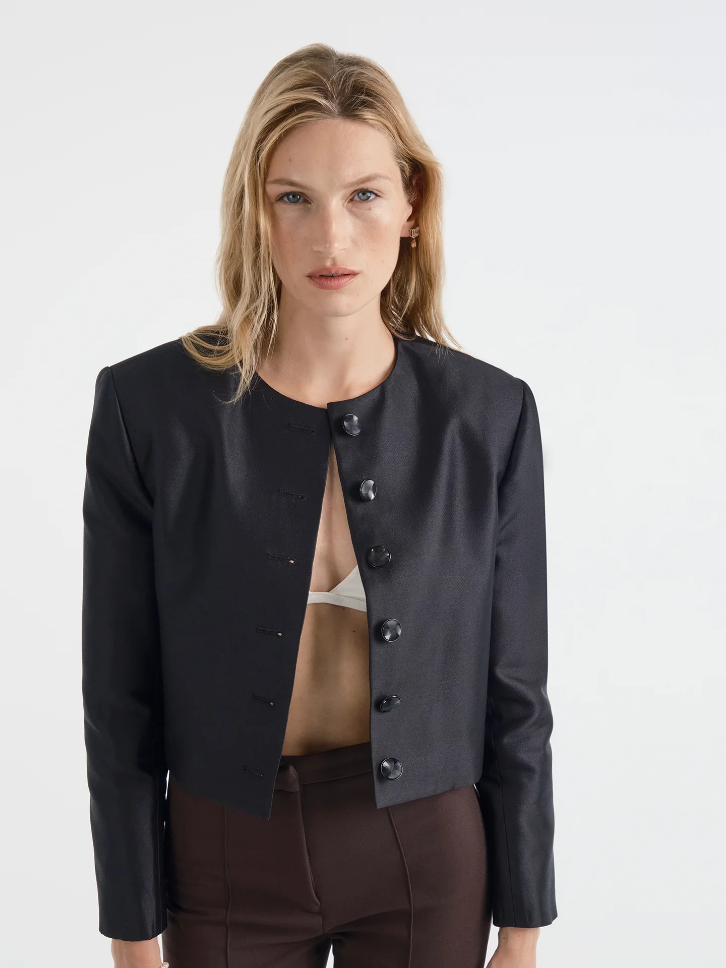 Bastion Jacket in Wool Silk