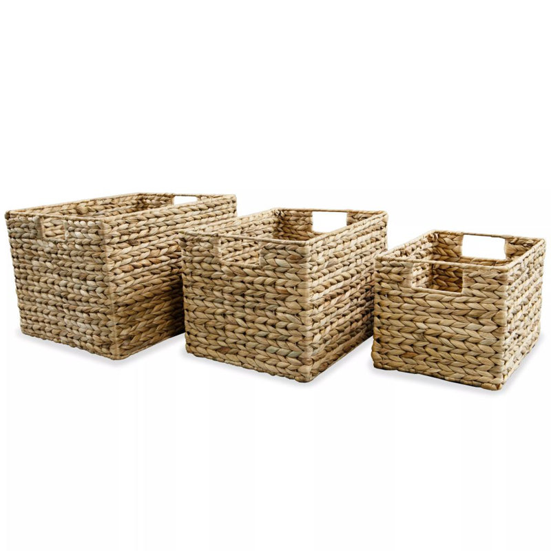 Brambly Cottage Wicker/rattan 3 Piece Basket Set & Reviews | Wayfair.co.uk
