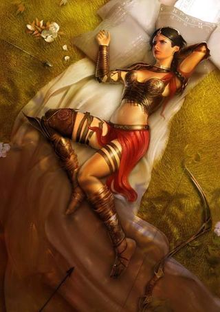 Farrah, the fellow adventurer and love interest of the Prince of Persia.