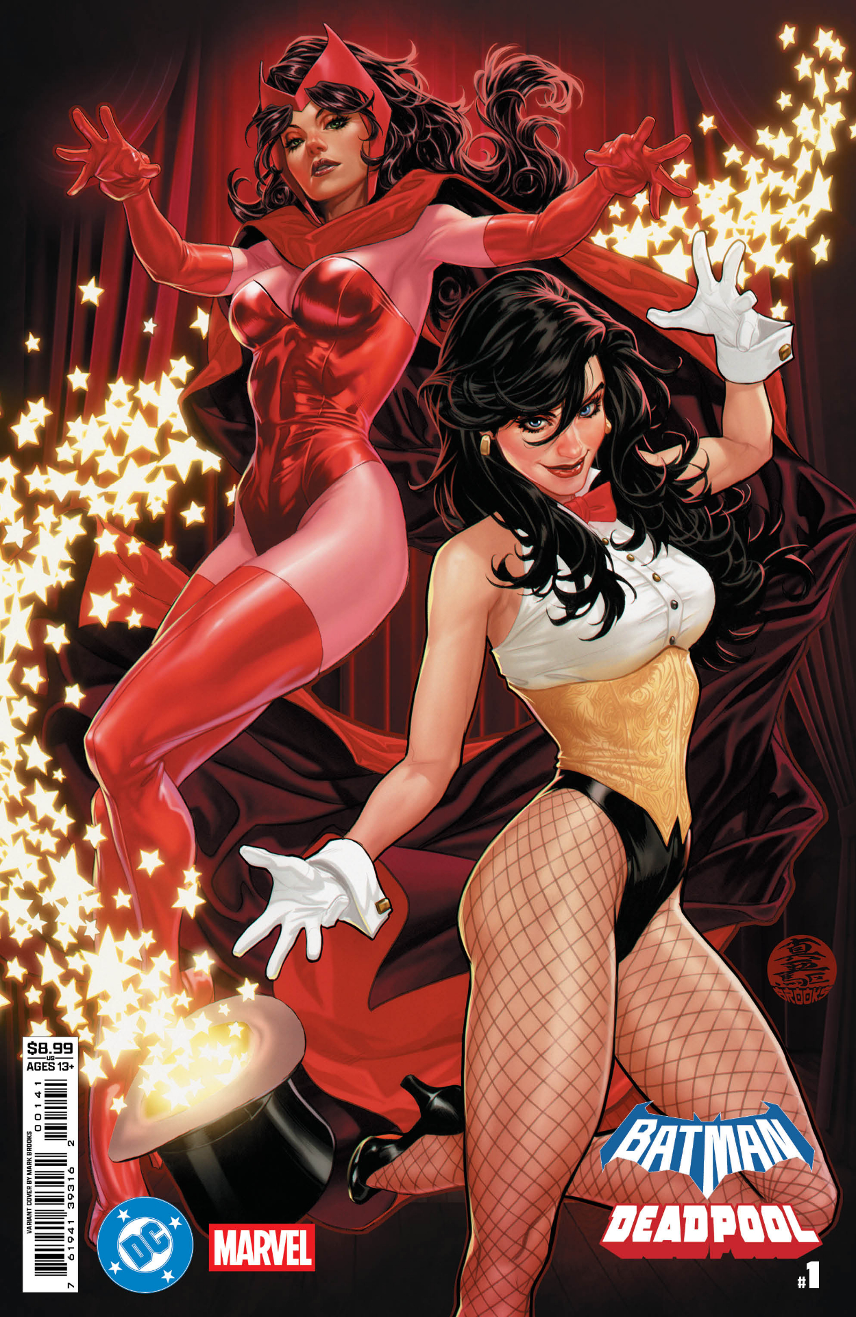 Scarlet Witch and Zatanna casting spells together