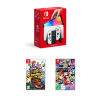 Nintendo Switch OLED | Super Mario 3D World + Bowser's Fury | Mario Kart 8 Deluxe | £389.97 at Very