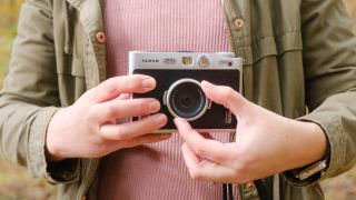 The Fujifilm Instax Mini Evo 2 retro hybrid digital camera