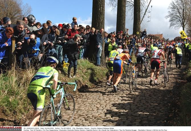 A bad positon on a cobbled climb could mean you're walking up it