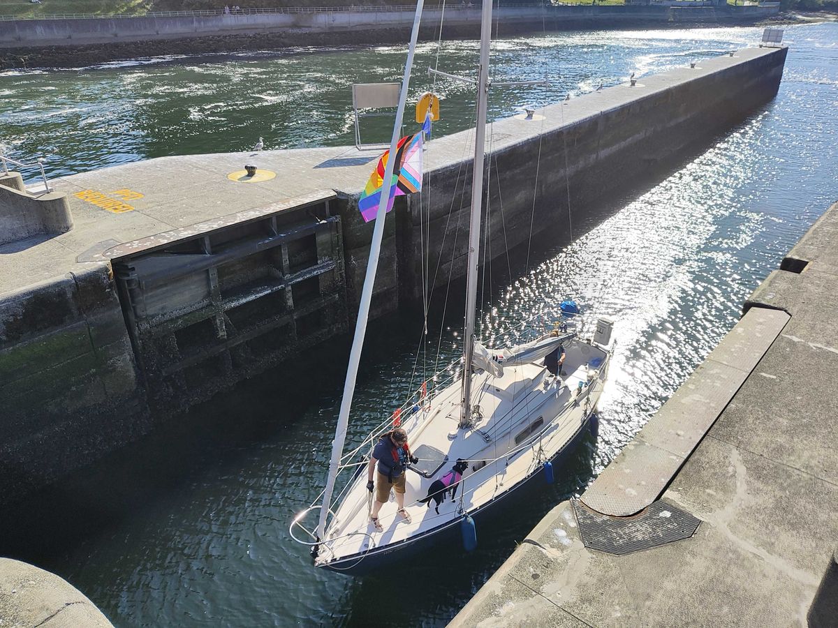 A boat on the water