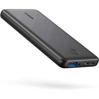 Anker PowerCore Slim 10000: was $21 now $17 @ Amazon
The Anker PowerCore Slim 10000 is one of the best portable chargers you can buy. It's able to charge up your smartphone multiple times and the 10,000 mAh battery comes housed in a rugged casing. The lack of USB-C output is a disappointment, but it's otherwise a travel essential.&nbsp;Click the on-page coupon to get this discount.
Price check: $21 @ Walmart