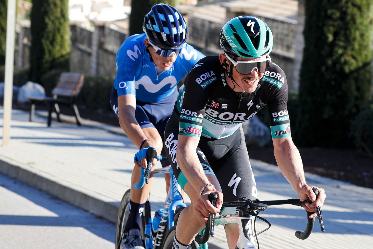 The two leaders head to the final climb