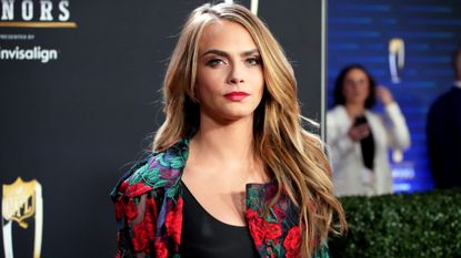 Cara Delevingne on a red carpet