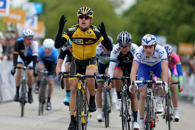Gerald Ciolek (MTN-Qhubeka) wins stage 3 of Bayern-Rundfahrt