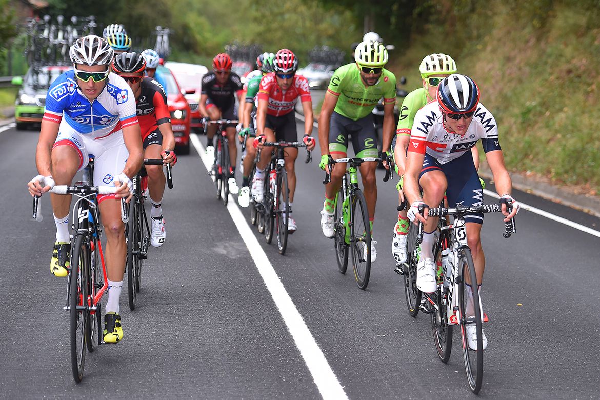 Dries Devenyns (IAM Cycling) in the breakaway