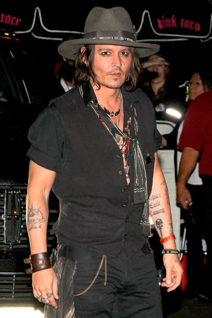 Johnny Depp steps out for the first time since Vanessa Paradis split