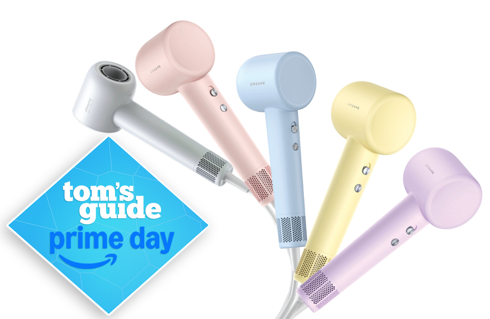 Dreame Gleam hair dryers with prime day badge