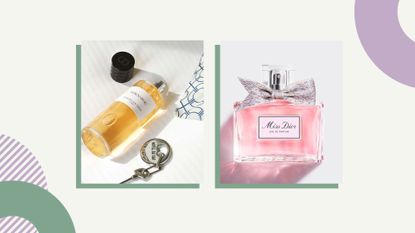 Two of the best Dior perfumes including Eden Roc and Miss Dior