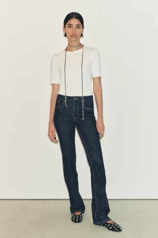 Low Rise Contour Bootcut Jeans Zw Collection