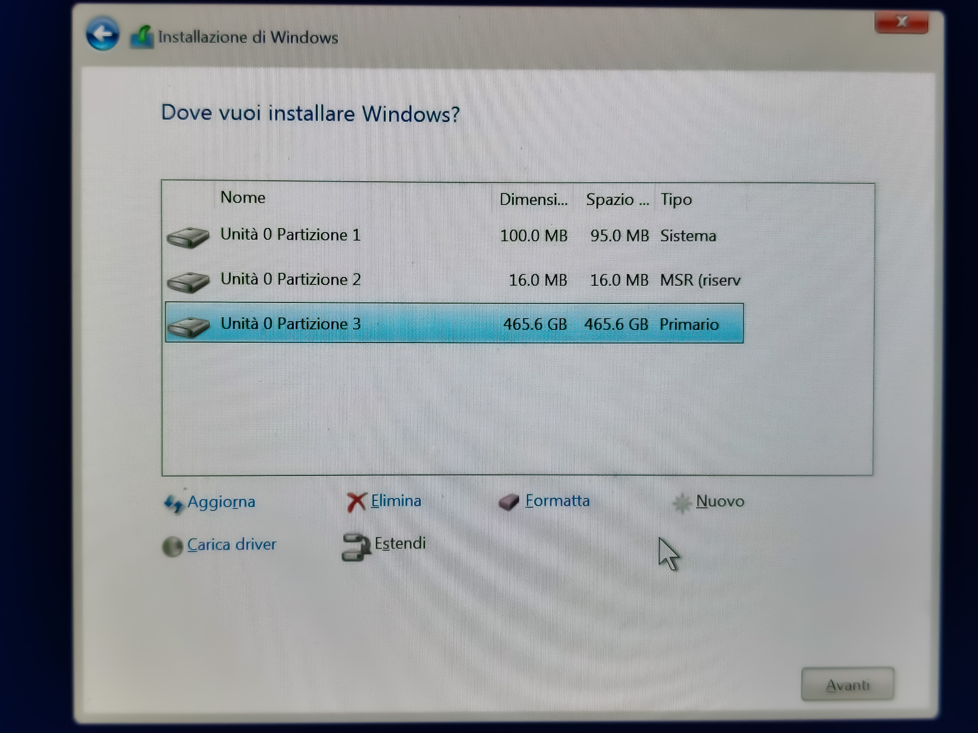 Come installare Windows 10