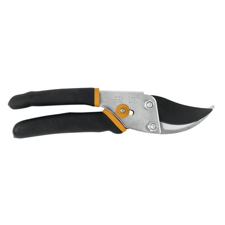 Fiskars Traditional Bypass Pruner, Steel Blade and Non-Slip Handle