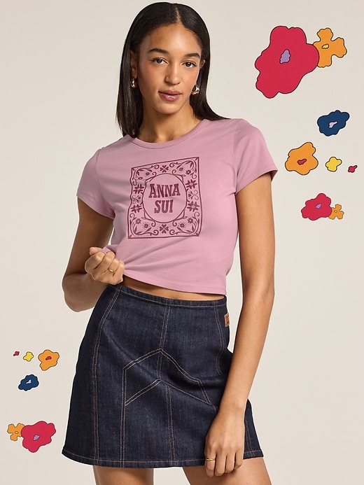 Old Navy X Anna Sui Ringer Tee