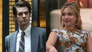 Andrew Garfield in Under The Banner of Heaven and Florence Pugh in Don't Worry Darling