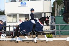 Georgie Nicholls and Katie Haigh&rsquo;s Woodcroft Kika Quina at the national dressage championships