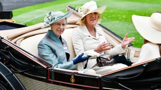 Princess Anne, Princess Royal and Annabel Elliot attend day one of Royal Ascot 2023