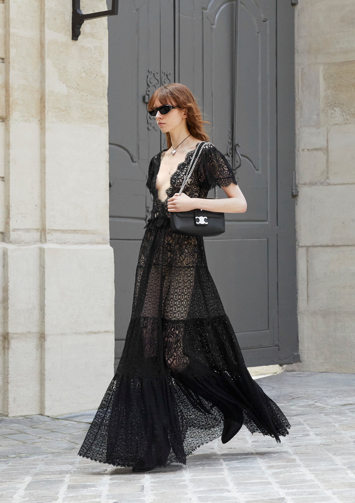 An image of the Celine Victorie bag, as debuted in the brand's spring/summer 2024 collection.