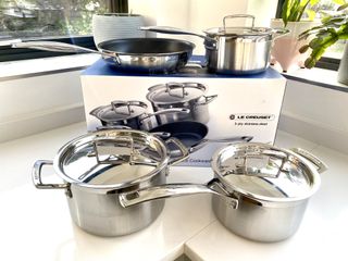 Le Creuset stainless steel pan set review