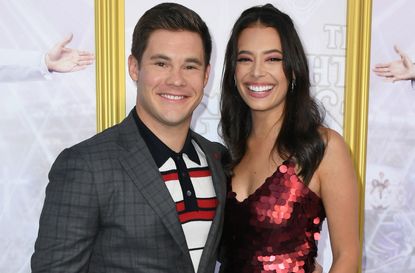 adam devine engaged chloe bridges