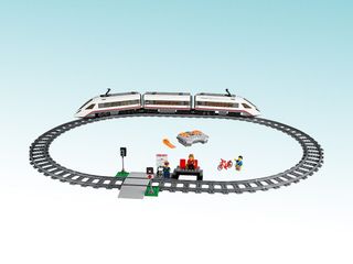 City High-Speed Passenger Train lego model
